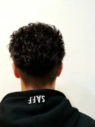 パーマ メンズ Replica上大岡店所属・藤本正幸 /ショートボブのヘアスタイル