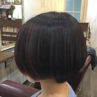 ショート カラー パーマ embrace エンブレイスのヘアスタイル