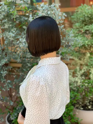 ショート 縮毛矯正 髪質改善　鈴木のヘアスタイル