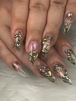 ネイル Nail Salon L'arc所属・💊大阪/心斎橋 moni🧠のネイルデザイン