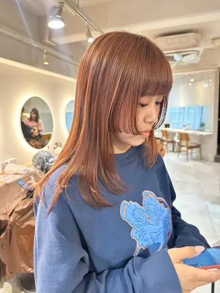 セミロング カラー 🌞塙 湧貴🌞のヘアスタイル