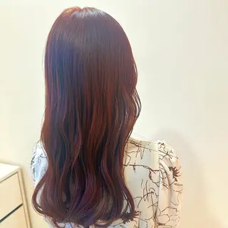 セミロング カラー 🎀艶カラー🎀 大林未侑のヘアスタイル