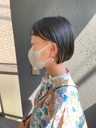 ショート カラー 山口 悟のヘアスタイル