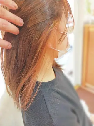 セミロング カラー Culumi所属・Culumi クルミ 松井照雄/梅田茶屋町のヘアスタイル