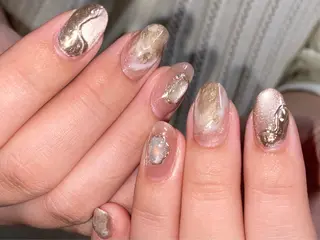 メンズ ネイル akari✨ 韓国風、メンズネイルのネイルデザイン