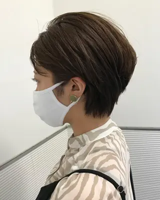 ショート カラー 千葉 慎也のヘアスタイル