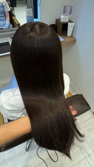 ロング カラー 髪質改善/艶カラー❄ 𝐲𝐮𝐮.のヘアスタイル