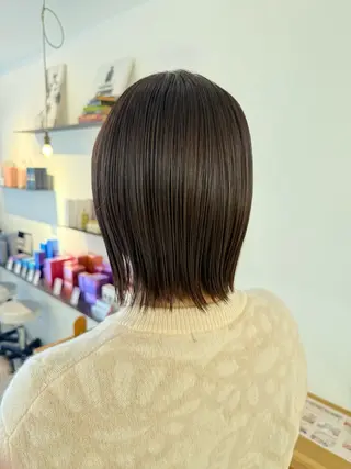 ショート カラー 安永 涼のヘアスタイル
