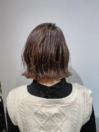 ショート カラー ノグチ ユウキ/ボブのヘアスタイル