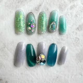 ネイル Nail salon LUCAS,K 《ネイルサロンルーカス》千葉中央 スカルプ所属・LUCAS 千葉 AOI💅🏾💕のネイルデザイン