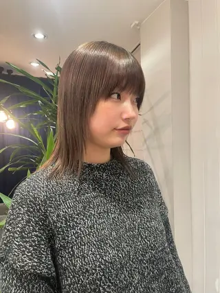 ミディアム カラー soto.所属・HARUHI 銀座 美容師౨ৎ⋆˚のヘアスタイル
