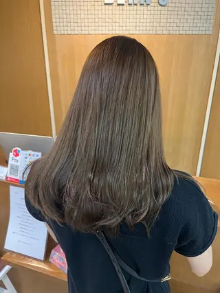 セミロング カラー 透明感カラー/ イルミナカラーヒロキのヘアスタイル