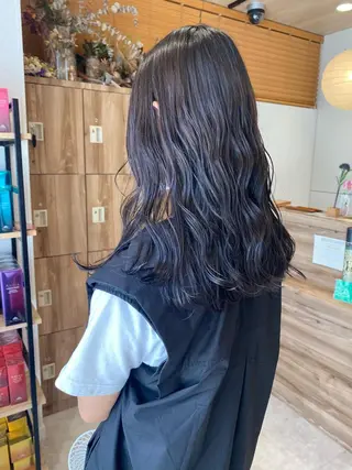 ロング カラー ヘアアレンジ パーマ指名No1 /namiのヘアスタイル