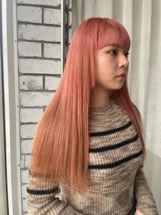 ロング カラー 艶ハイトーン👑♡ NATSUKIのヘアスタイル