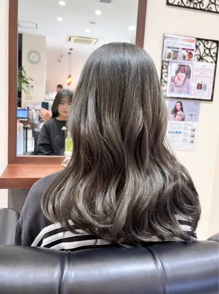 ロング カラー 小野 友暉のヘアスタイル