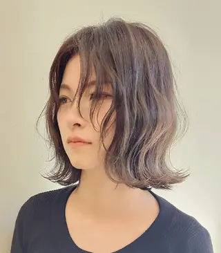 ミディアム レイヤー/ショート /韓国ヘアー野口勇真のヘアスタイル