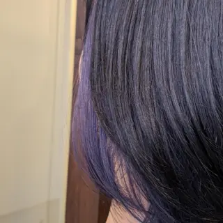 セミロング カラー 髪質改善＆白髪ぼかし カラー♡店長みやけ♡のヘアスタイル