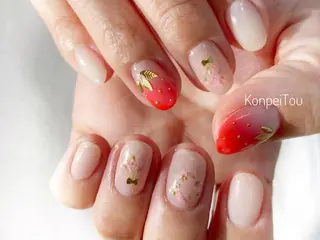 ネイル おうちのネイルサロン konpeiTou〜こんぺいとう〜所属・おうちのネイルサロン KonpeiTouのネイルデザイン
