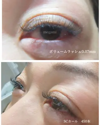 マツエク・マツパ eyelash目髪 瓢箪山店のマツエク・マツパデザイン