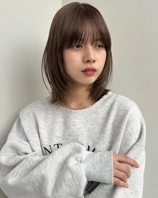 ショート 似合わせ/透明感 /レイヤー/りほ🤍のヘアスタイル