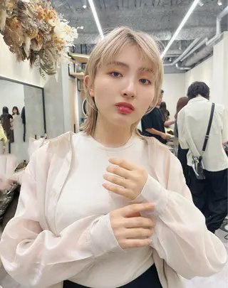 ミディアム 浦和Lond 山本賢人のヘアスタイル