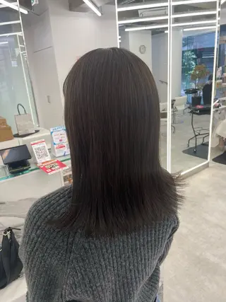 セミロング カラー ヘアアレンジ 【Sweep】おじま のぞみのヘアスタイル