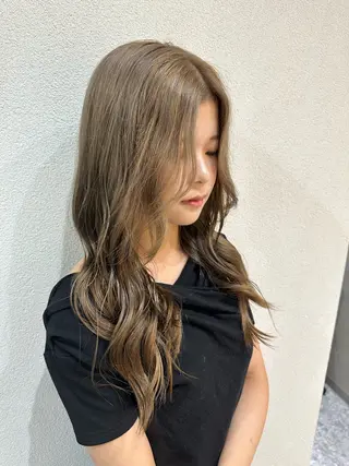 セミロング カラー 🪞個室サロン/韓国 艶髪/keito🪞のヘアスタイル