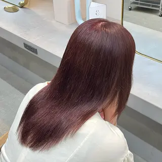 セミロング カラー Lit by ways所属・縮毛矯正/カラー ayunaのヘアスタイル