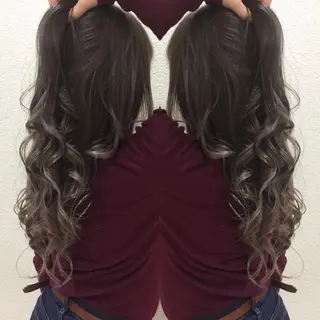 ロング カラー 髪質改善特化サロン ICONIQ天神店のヘアスタイル