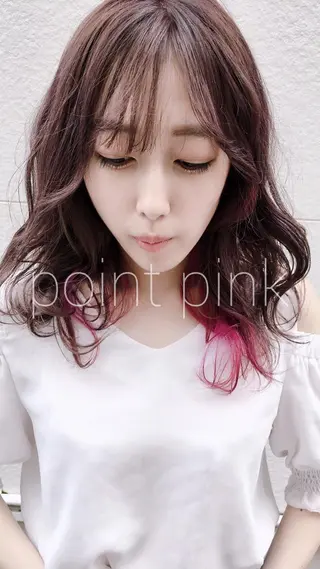 ロング カラー ヘアアレンジ シャルマン銀座店所属・🌟東銀座マンツーマ ン🌟タカナシのヘアスタイル