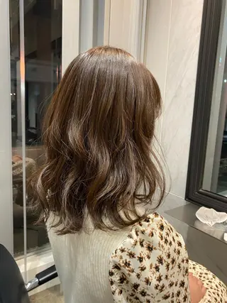 ミディアム カラー 増子 祐太朗のヘアスタイル