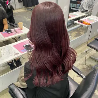 ロング カラー ヘアアレンジ 💗💗韓国レイヤー yu-ki💗💗のヘアスタイル