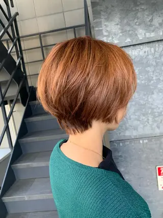 ショート カラー aguhair jour所属・髪質改善/白髪ぼかし KENTAのヘアスタイル