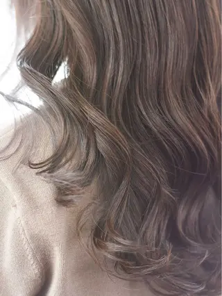 セミロング カラー 韓国ヘア🇰🇷 Misuzuのヘアスタイル