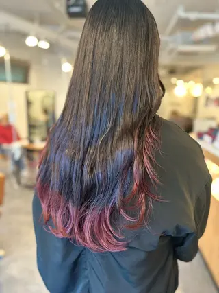 ロング カラー ベージュカラー特化 ✂️SHIAN フジのヘアスタイル