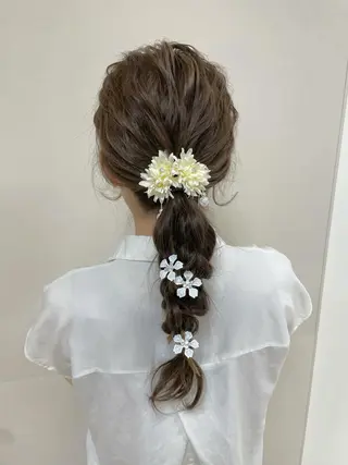 ロング ヘアアレンジ 【Sweep】おじま のぞみのヘアスタイル