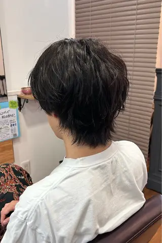 ショート ヘアアレンジ メンズ flower所属・原田 歩実のヘアスタイル