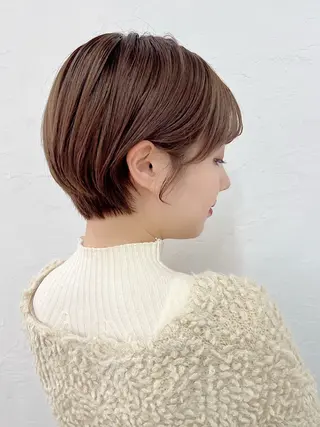 ショート 地毛風縮毛矯正 / ショート🫧ひらやまのヘアスタイル
