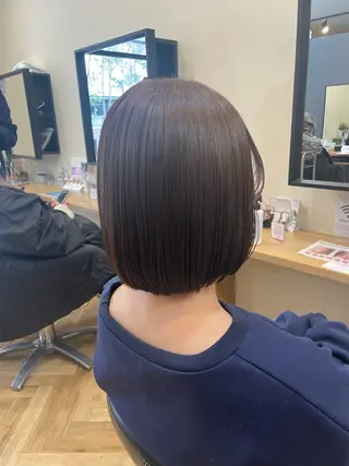 ショート 鎌取/透明感カラー /ボブ/顔まわりのヘアスタイル