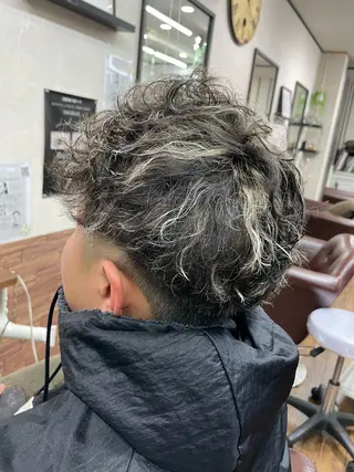 パーマ メンズ 村山 かほのヘアスタイル