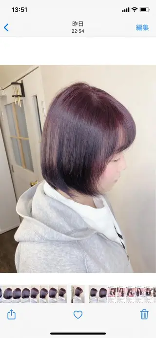 ショート カラー🫧アレンジ 🎀REIMIのヘアスタイル