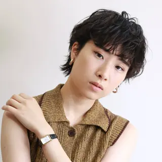 ショート パーマ モリオフロムロンドン原宿本店所属・ショート/ボブ/ハイ トーン/Nanahaのヘアスタイル