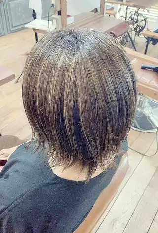 ショート カラー ヘアアレンジ 國分 伸也のヘアスタイル