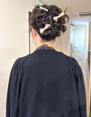 ヘアアレンジ mizuki/ピンク ベージュ.レイヤーのヘアスタイル