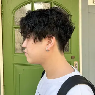 パーマ メンズ BRITS 渡辺 菜々子のヘアスタイル