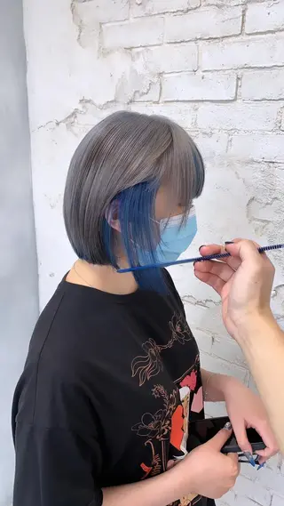 ショート 派手髪支持率No1 Eisukeのヘアスタイル