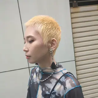 ショート カラー fuwat所属・秋葉原でカラーする なら🐉ちぇーたんのヘアスタイル