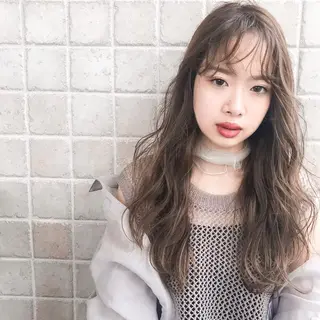 ロング カラー 中村 瑞希のヘアスタイル