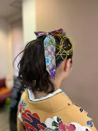 ヘアアレンジ エル美容室所属・織田 英之のヘアスタイル