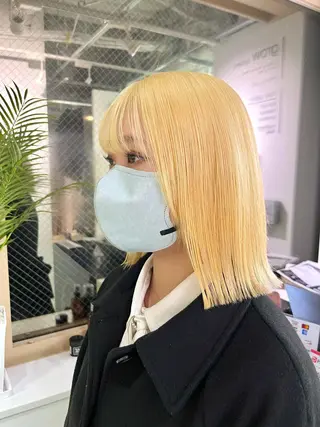 カラー 渋谷🎨エクステ× ブリーチ特化🎨レンのヘアスタイル